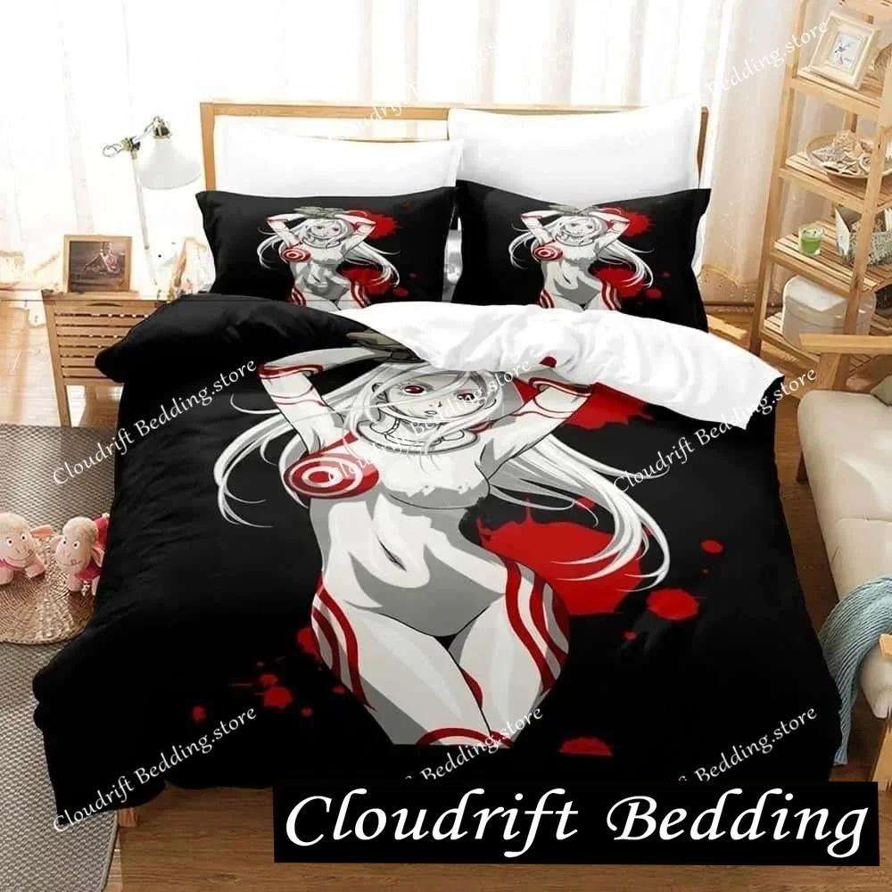New 3D Printed Anime Deadman Wonderland Bedding Set Single Twin Full Queen King Size Bed Set Adult Kid Bedroom Duvet Cover Sets