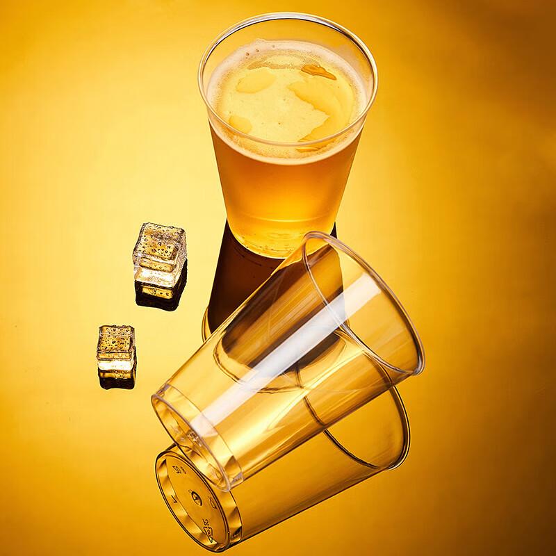 Jinyuan 200ml Disposable Clear Hard Plastic Cups - 60 Pack