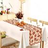Yousheng 30x180cm Embroidered Maple Leaf Table Runner Easy To Clean Special Event Table Flag Kitchen Dining Party Decor