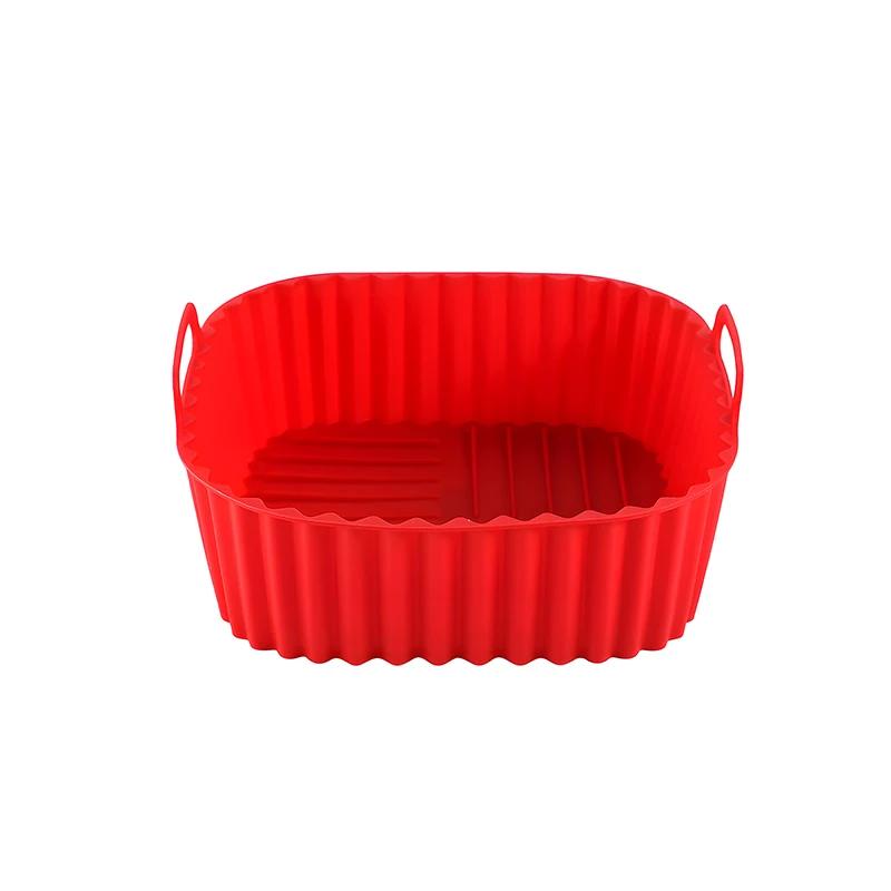 Silikon-Luftfritteusenmatte, Ofen-Backkorb, verdickte, hochtemperaturbeständige Backform, Silikon-Backblech, Küchenwerkzeuge