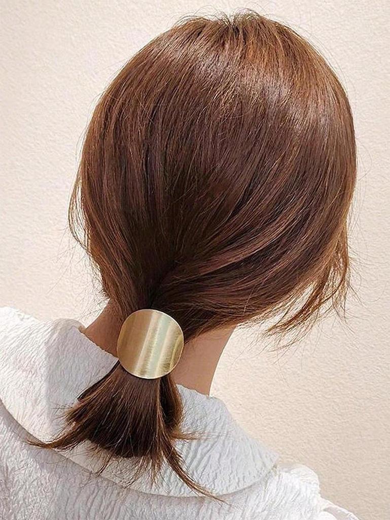 Vysoce elastické geometrické kovové gumičky do vlasů a čelenky - Korejský styl
