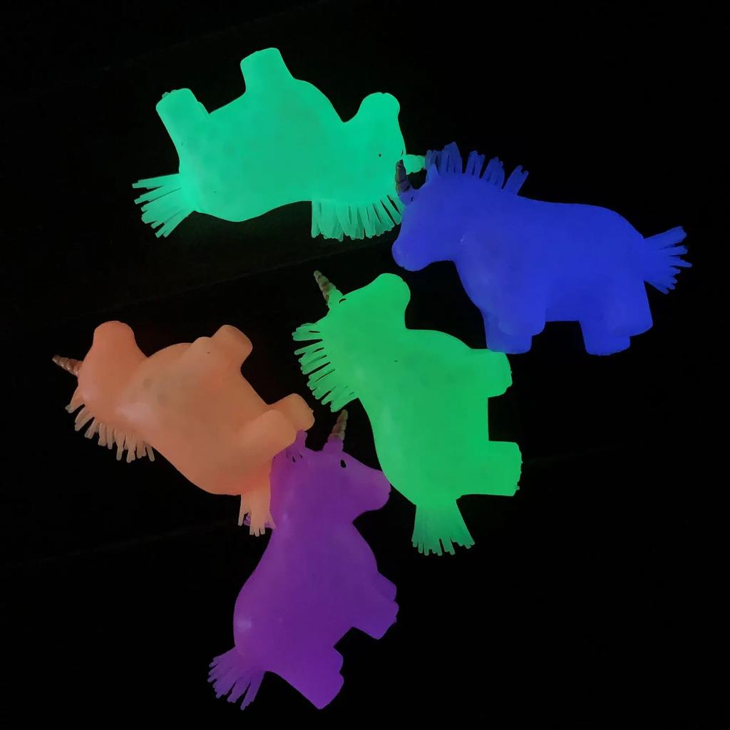 Leuchtender Einhorn Stressball Spielzeug Knetspielzeug Stressabbau Fidget Squishy Kawaii Stressball Für Erwachsenen Kind Stressabbau Spielzeug