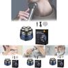 Electric Shaver With Magnetic Rotation Heads Rechargeable For Men Grooming