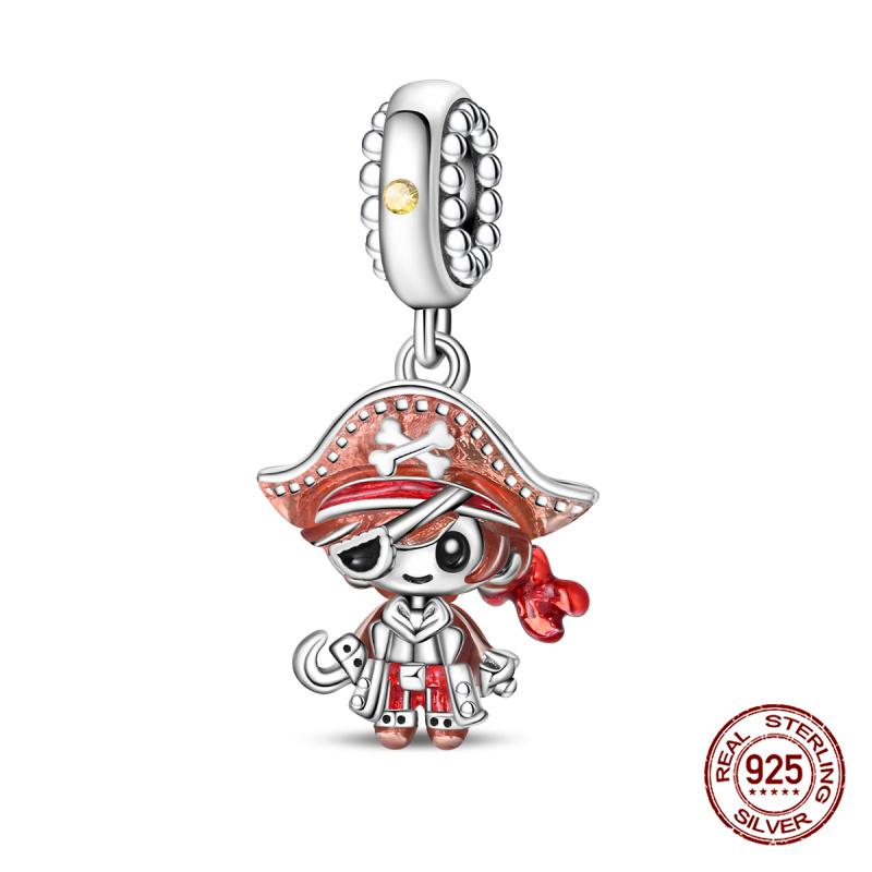 Original Charms Copper Hand Picking Star Safety Chain Charms Bead Fits 3Mm Original Bracelet Women Diy Jewelry Gift