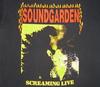 Soundgarden 1989-90 Screaming Live Vintage Černá Všechny Velikosti Unisex Tričko