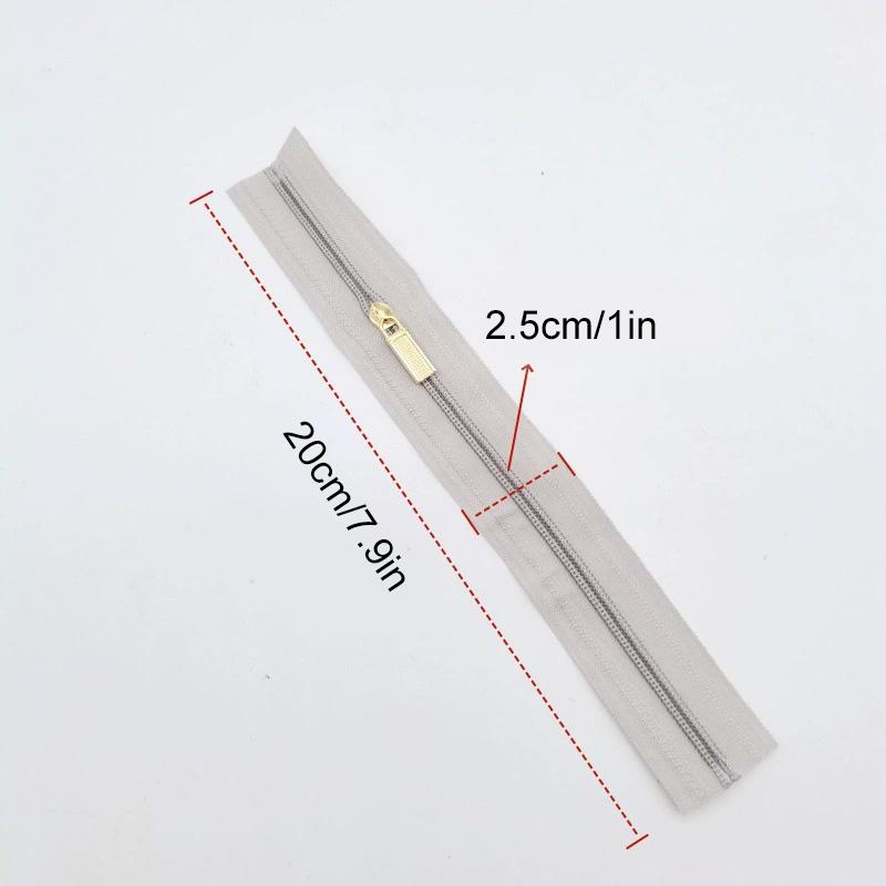 1/5 szt. Zamki na szpulce 20x2,5 cm Zamki do szycia Zamki nylonowe DIY Nierozdzielające się Akcesoria do szycia Rękodzieło Torby Szwy Drobne Kolorowe