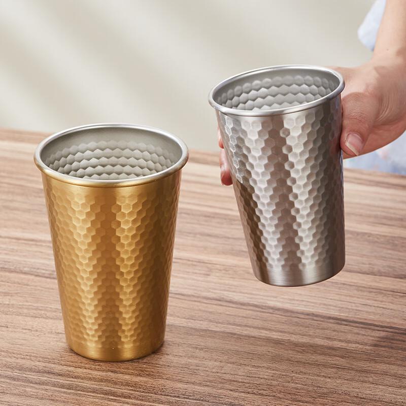 304 Stainless Steel Diamond Pattern Multi-purpose Cup
