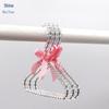 20cm Fashion Pearl Hanger with Bow - Pet, Dog, and Children's Plastic Hanger