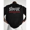 Men's Albanian Cultural Print T-Shirt - Breathable Moisture-Wicking H-Fit Round Neck Tee Suitable for Outdoor Travel & Casual Wear, Albanian-Themed