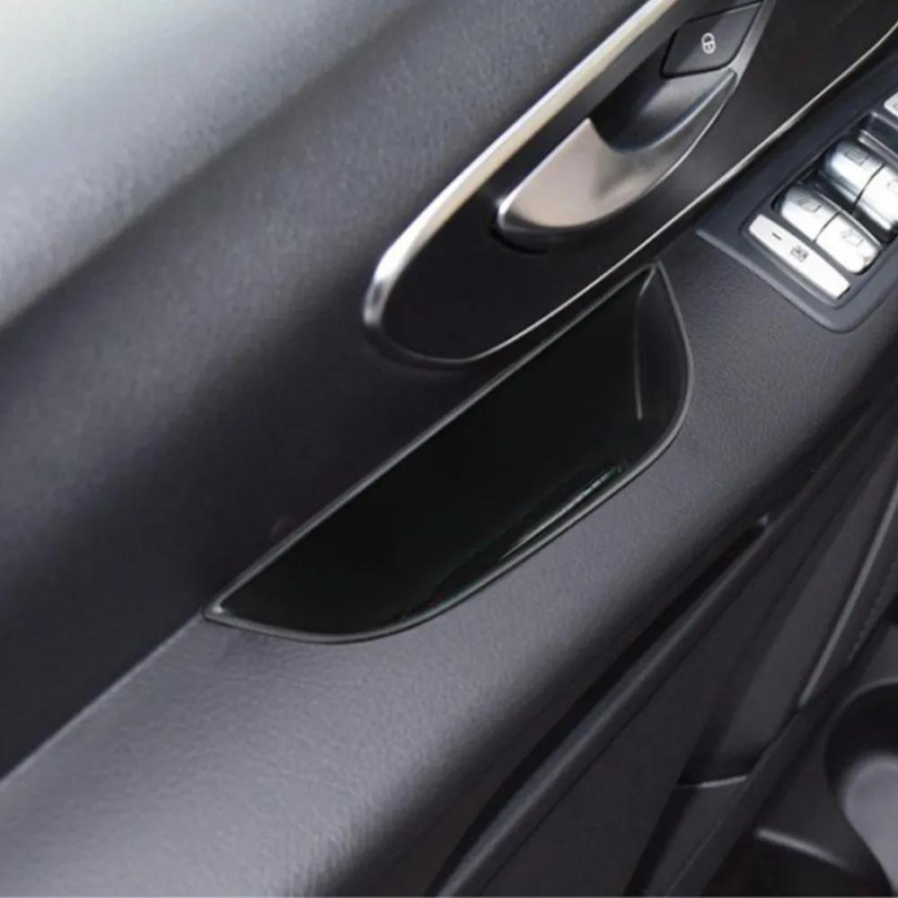 BAPM7 Styling Mouldings ABS Car Front Door Handle Storage Boxes Door Armrest Holder Tray Organizer For Mercedes Benz V Class V260 Vito