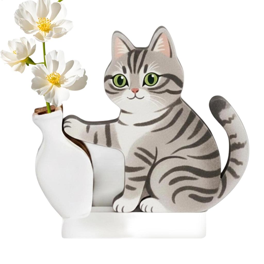 Cat Whisker Holder Magnet Cute Cat Lover Gift Keepsake Memorial Whisker Safer Collection Funny Refrigerator Magnetic Sticker
