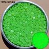 10/100pcs/lot Luminous Pebbles Rocks Garden Ornaments Stone Glow In The Dark Garden For Walkways Fish Tank Decorations