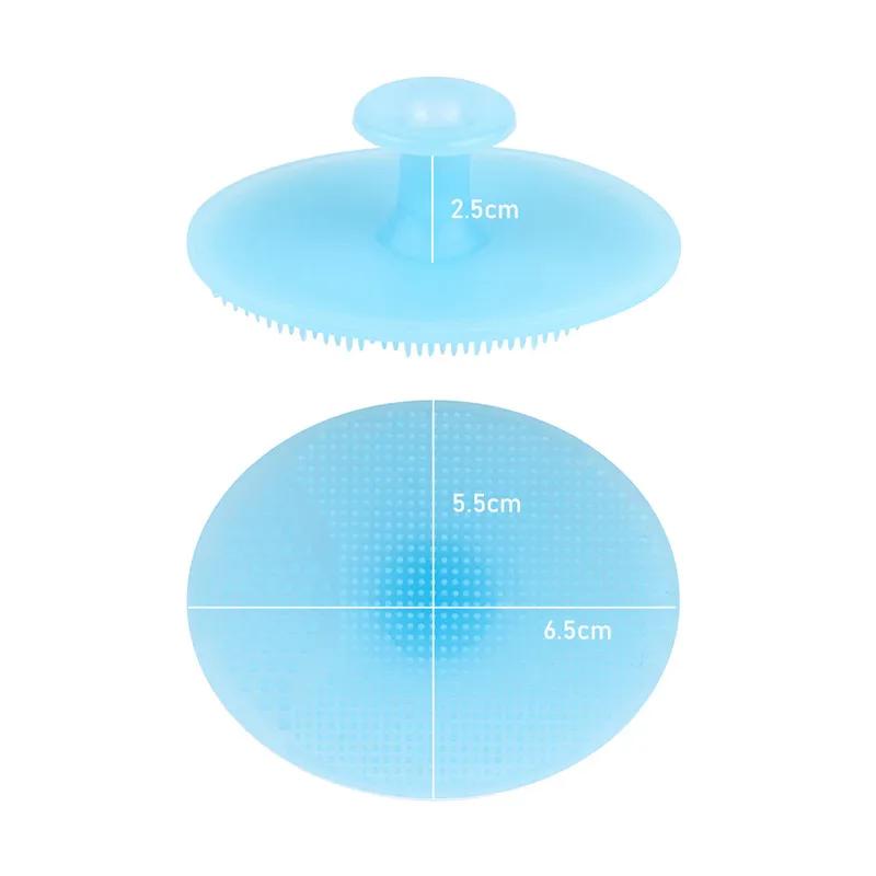 1pc Silicone Cleansing Brush Washing Pad Facial Exfoliating Blackhead Face Cleansing Brush Tool Soft Deep Cleaning Face Brush