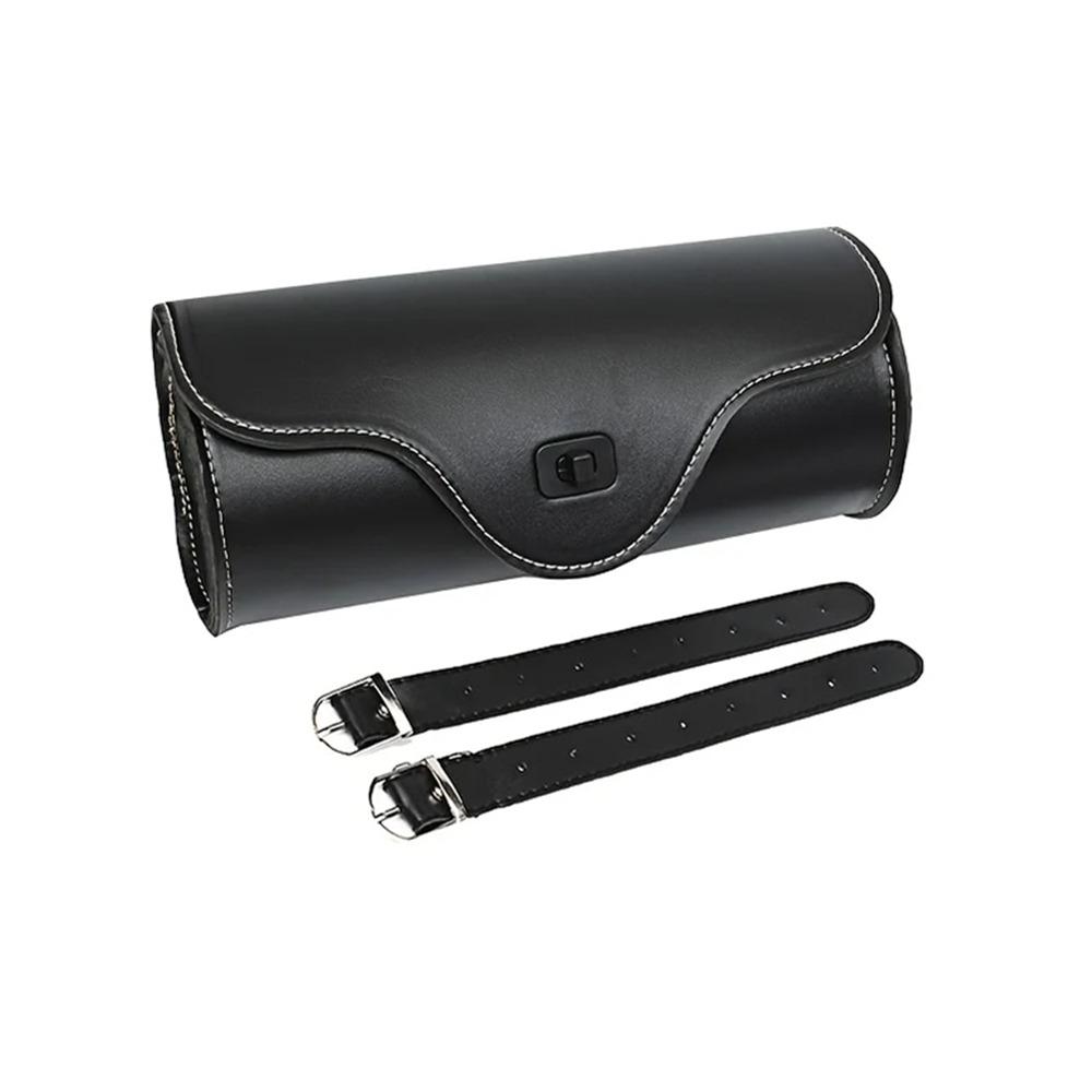 Waterproof Motorcycle Tool Bag Retro Front Fork Barrel Bag Sturdy Saddle Tail Pack  Outdoor Riding