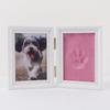 Porta-Retrato de Patinha de Pet Ornamento DIY com Argila