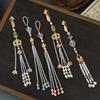 Ancient Style Waist Jade Ornament Waist Pendant Chinese Hanfu Cheongsam Hanging Tassel Waist Chain Pendants Dress Waist Decor