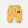 Newborn Infant Fleece-Lined Pants - Spring & Autumn Casual Wear for Boys & Girls