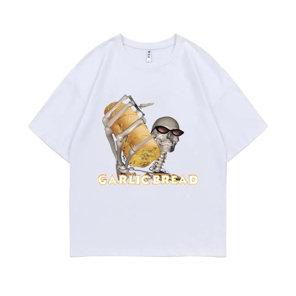 

Funny When Ur Mom Com HOM N Maek Hte Garlic Bread Skeleton Graphic T-shirt Men Women Gothic Vintage Harajuku T Shirts 4XL
