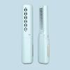 Mini Ceramic Hairdressing Comb 3 Temperature Frizz-Free Cordless Hair Straightener USB Rechargeable Fast Heating Electric Hair Styling Detangling
