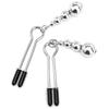 Adjustable Metal Nipple Ring Clamps BDSM Breast Toy with Bell for Women Couples Flirt Game Bell-End Sensual Adjustable Clamps