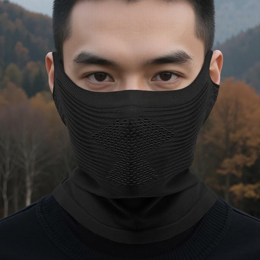 Neck Protection Warm Face Cover Hollow Mesh Cycling Face Mask Face Scarves Warm Riding Mask Sports