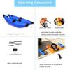 Inflatable Kayak Stabilizer PVC Canoe Outrigger Kit Floating Balance Boat Accessories White