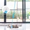 Interactive Cat Toy Funny Cat Stick Plush Spring Ball Self-Hey Hanging Door Kitten Toy Teaser Cat Wand With Bell Pet Accessories