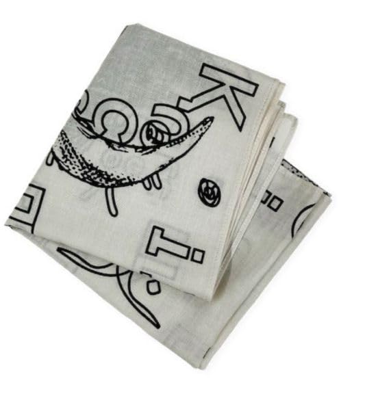 King Gnu 2024 THE GREATEST UNKNOWN Merchandise GNU HANDKERCHIEF Handkerchief