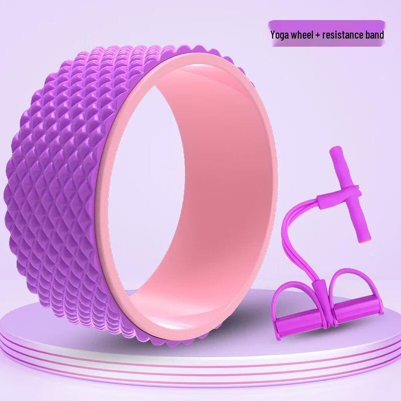 Yoga Back Stretch Wheel and Massage Roller