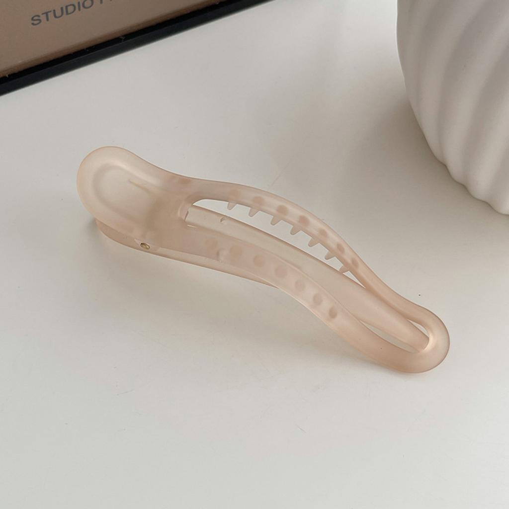 Vintage Matted Hair Clip For Women Fashion Personality Gradient Contrasting Duckbill Clip Girls Daily Life Hair Accessories