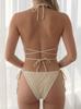 European & American 2026 Sexy Bikini Two-Piece Set: Sleek Women's Swimwear