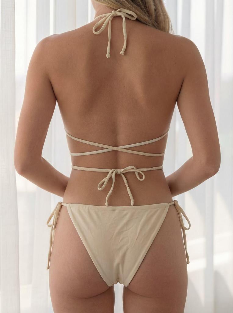 European & American 2026 Sexy Bikini Two-Piece Set: Sleek Women's Swimwear