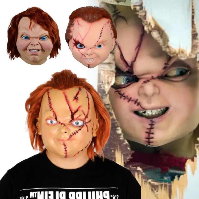 Terror Childs Play Cosplay Latex Mask Halloween Party Stage Gift Performance