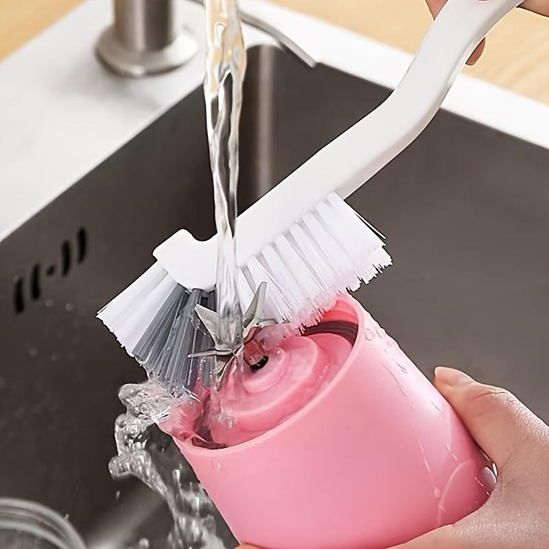 Japanese Cleaning Brushes 360° Japanese Cleaning Brushes Multi-Purpose Reusable Plastic Tools for Kitchen, Bathroom, Glass, and More