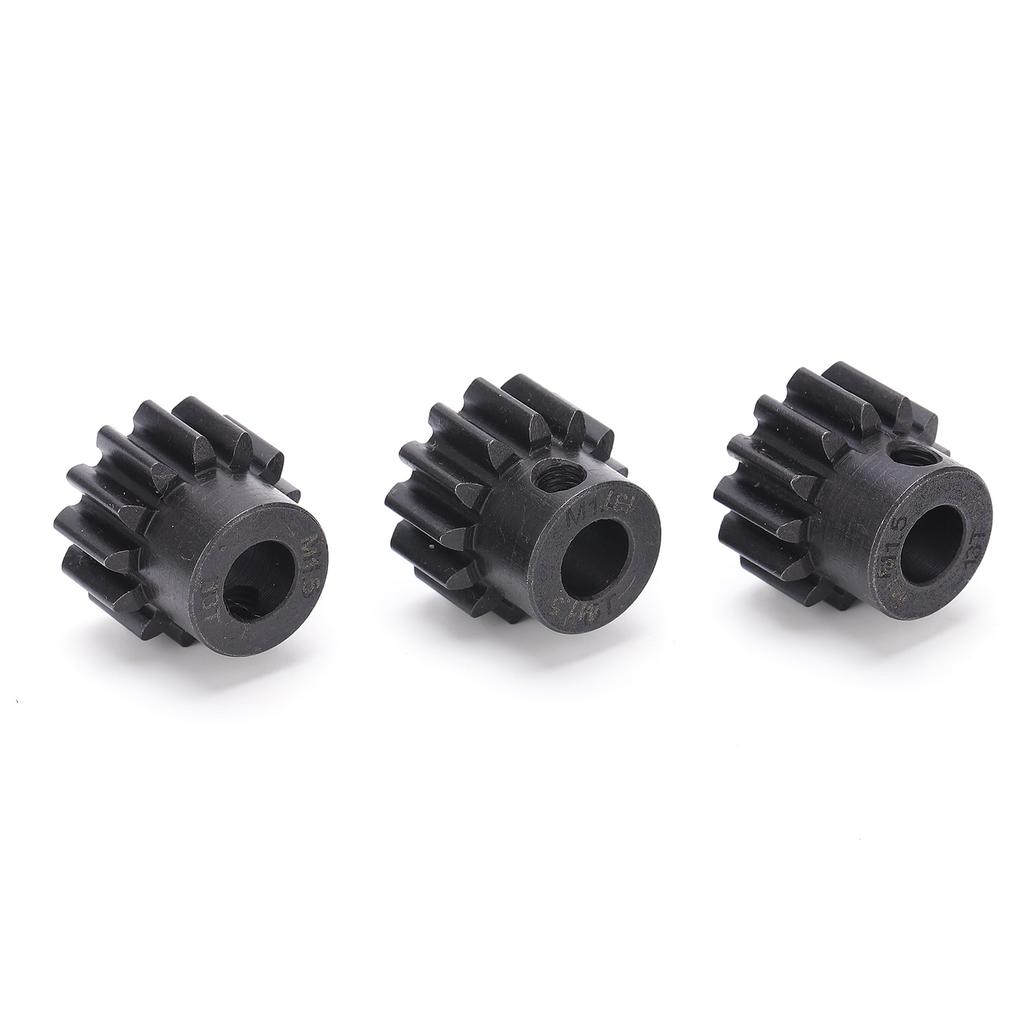 3pcs RC 8.0mm M1.5 13T Steel Pinion Gear Set for 15 16 RC Car Brushless Brushed Motor