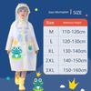 Children's Raincoat with Large Brim for Boys and Girls, with Backpack Space, Kids' Raincoat for Outdoor Hiking, Student School Poncho