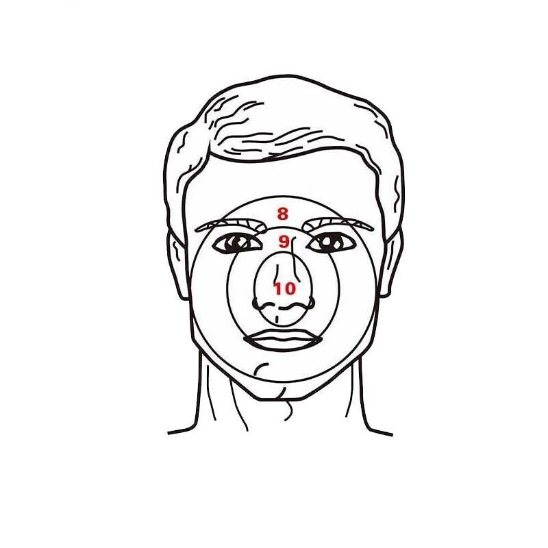 Jiexingzhe A4 7-Ring Head-Ring Training Target Paper