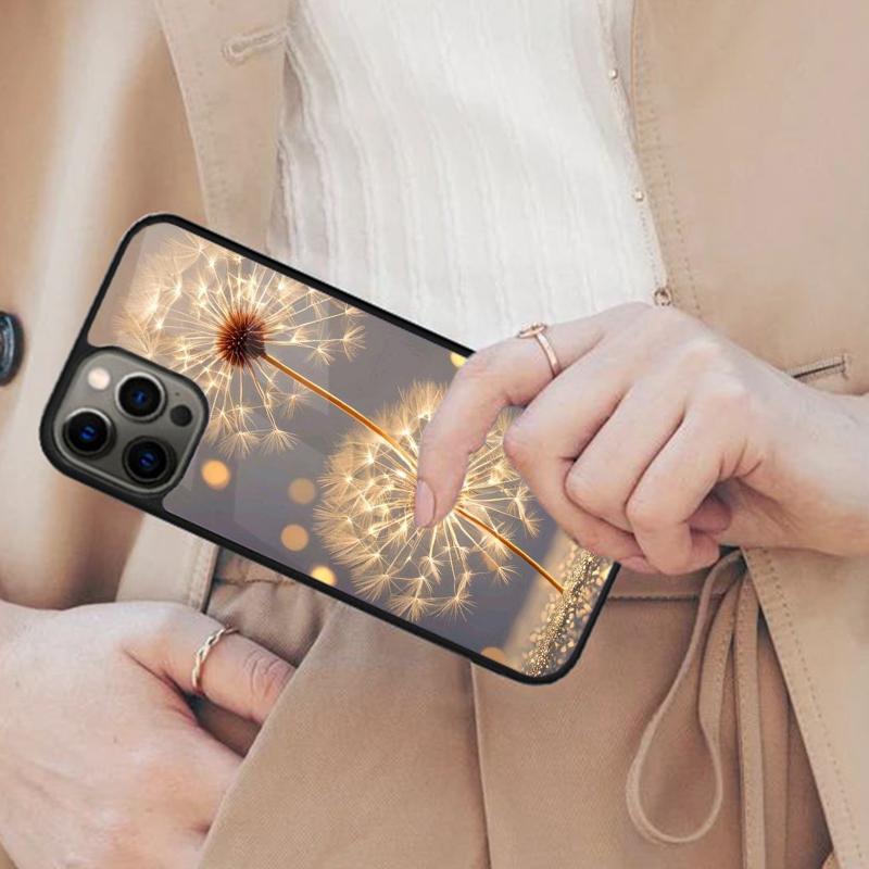 Dandelion Magnetic Phone Case For APPLE iPhone 17 Air 16 14 13 12 Pro Max 15 Plus Wireless Charge With MagSafe Cover