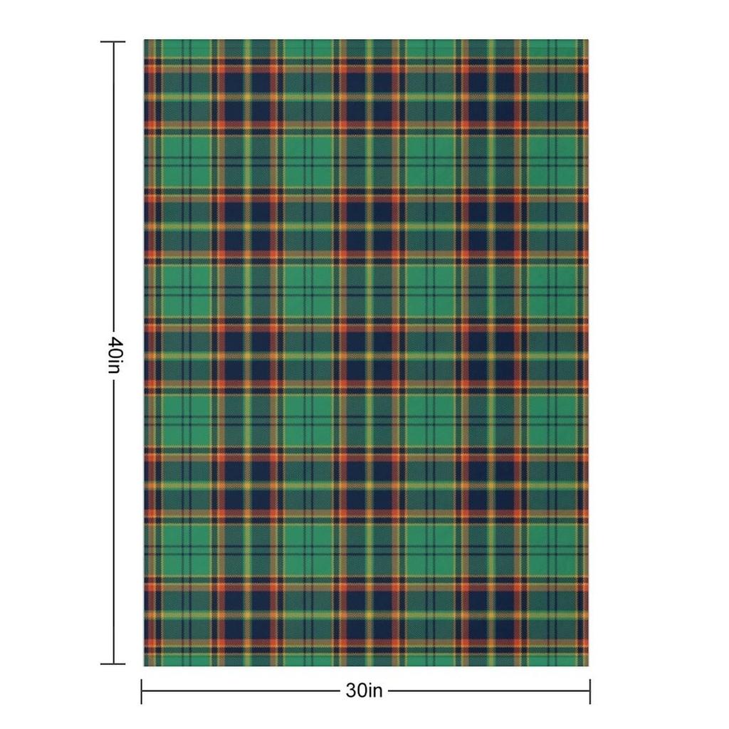 County Antrim Irish Tartan Throw Blanket manga Bed covers Cute heavy to sleep Blankets