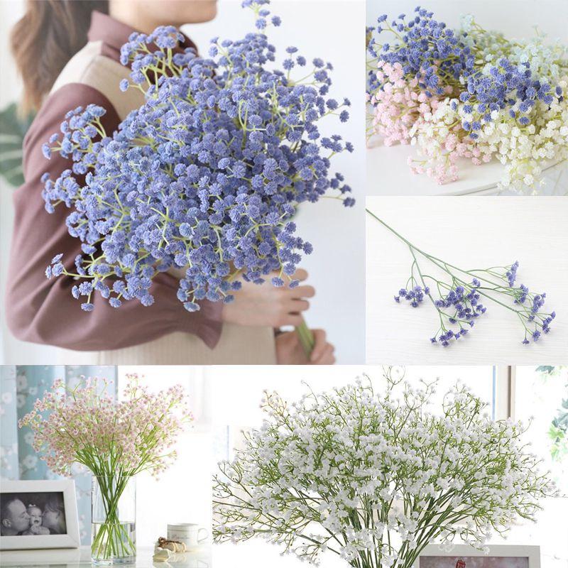 Beautiful Artificial Fake Baby's Breath Gypsophila Flowers Bouquet For Home And Wedding Decor