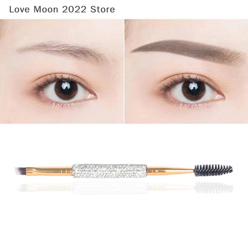 Cepillos Suaves para Pestañas Codo Contouring Cepillos para Pestañas de Doble Punta Ojos Difuminado Herramienta de Maquillaje Cosmético
