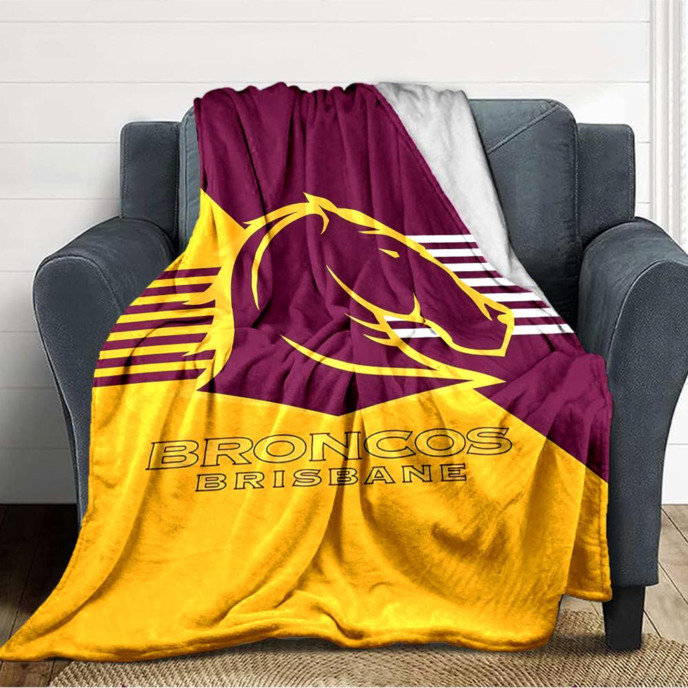 1pc Football Team (19) Blanket, Gift, for Men and Women, Soft Blanket, Good for Sofa Bed Couch Travel, Lightweight Flannel Blanket