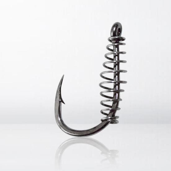 10Pcs Sharpened Carbon Steel Chub Spring Fishing Hooks