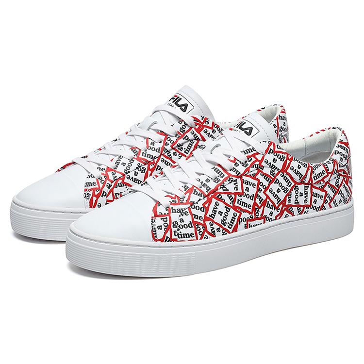 New FILA 1911 X Hagt Skate Shoes 'Red White' F12M222207FWF