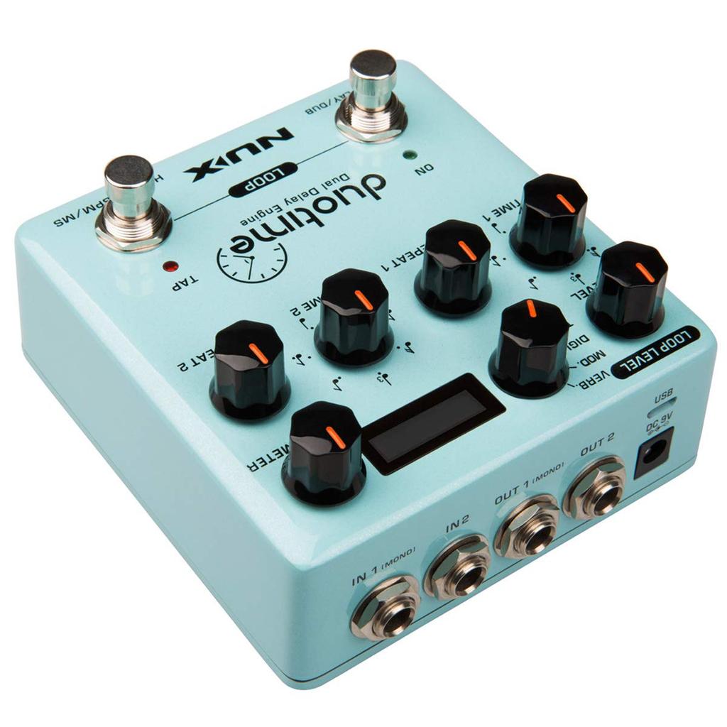 NUX Duotime Compact Effects Pedal Dual Delay Pedal