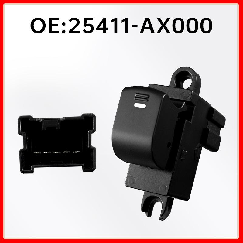 25411-AX000 Passenger Side Window Regulator Switch for Nissan Tiida, Livina, Sylphy, Qashqai, Junyi