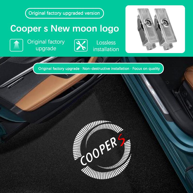 LED Car Door Courtesy Welcome Lamp Ghost Shadow Light Bulbs Accessories For Mini Cooper One S JCW R50 R53 R55 R56 R60 F55 F56 x5