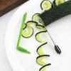 Spiral Cutter Peeler Set Stainless Steel Vegetable Spiralizer for Cucumber Carrot Ergonomic