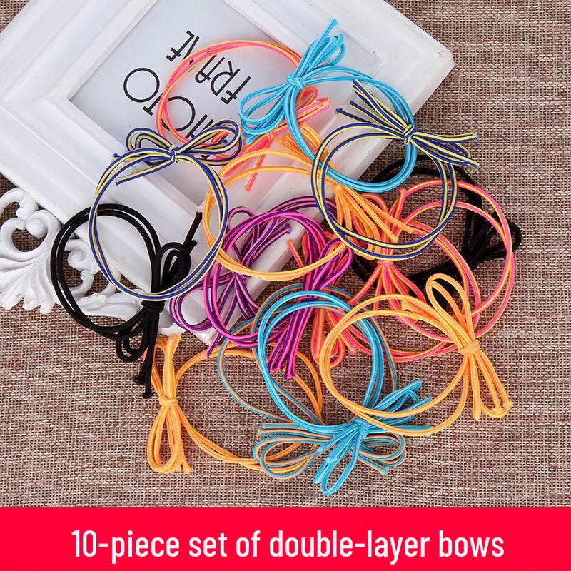 Seamless High Elasticity Korean Hair Tie: Durable, Non-Breaking Hair Band & Accessories