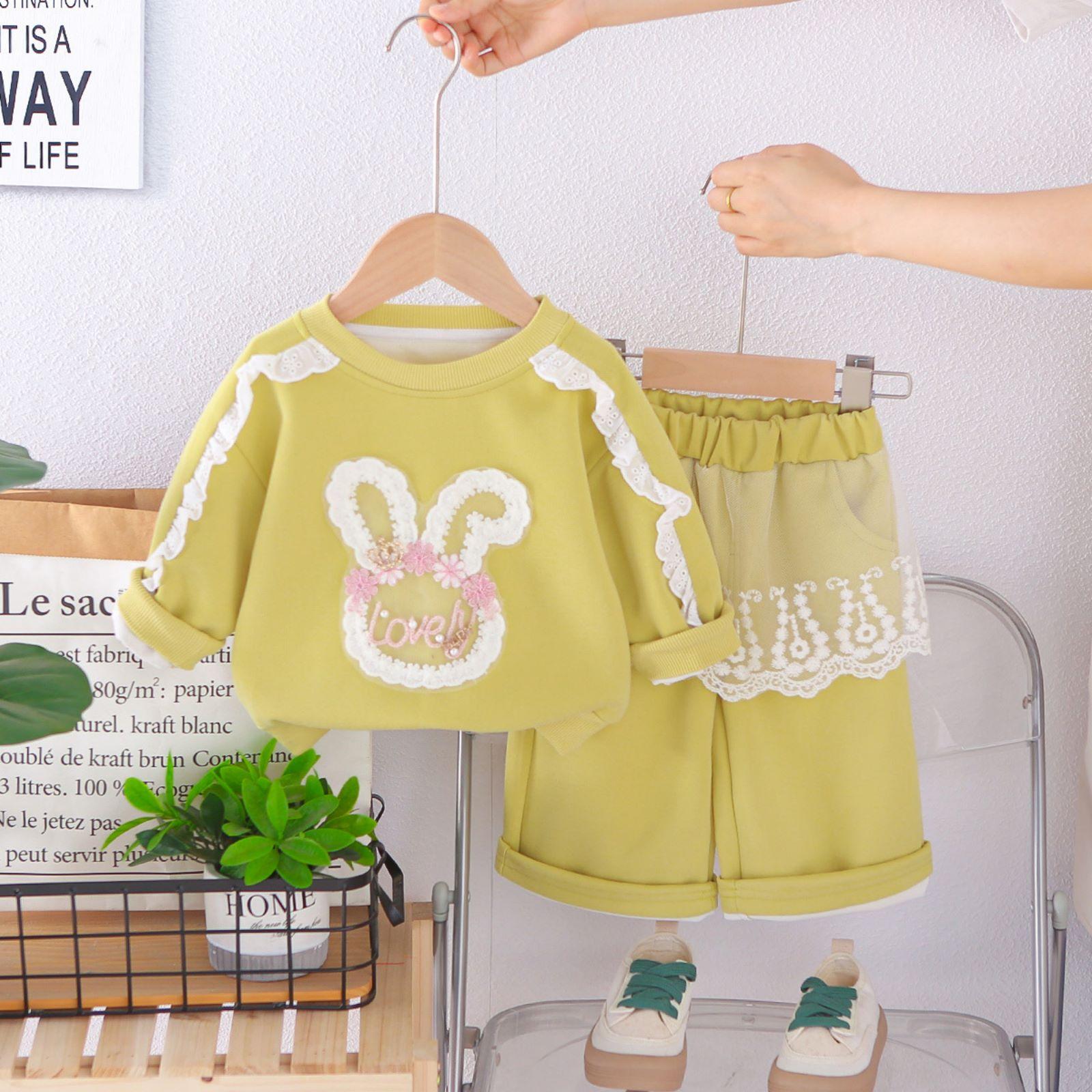 

Детский повседневный комплект с длинным рукавом, удобные наряды для повседневной носки 90